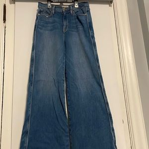 Frame wide leg jeans